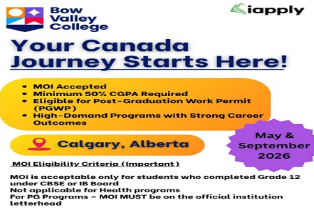 Bow Valley College - May & September 2026 Intakes Open